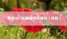 使用IDEA快捷键阅读源码（转载）