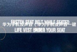 华为手机没声音（华为手机没声音一键恢复）