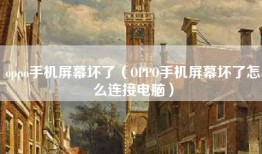 oppo手机屏幕坏了（OPPO手机屏幕坏了怎么连接电脑）