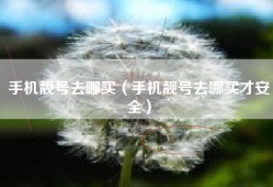 手机靓号去哪买（手机靓号去哪买才安全）