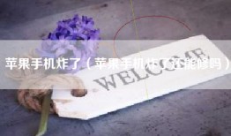 苹果手机炸了（苹果手机炸了还能修吗）