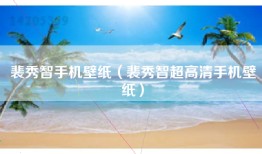 裴秀智手机壁纸（裴秀智超高清手机壁纸）
