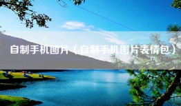 自制手机图片（自制手机图片表情包）
