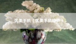 优美手机（优美手机铃声）