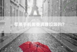 苹果手机需要清理垃圾吗？