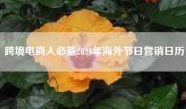 跨境电商人必备2024年海外节日营销日历