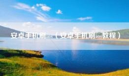 安卓手机刷ios（安卓手机刷ios教程）