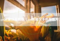gps测量仪手机版（gps测量仪手机版图片）