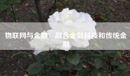 物联网与金融：融合金融科技和传统金融