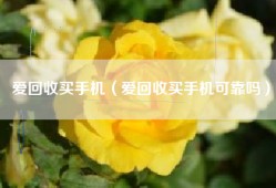 爱回收买手机（爱回收买手机可靠吗）