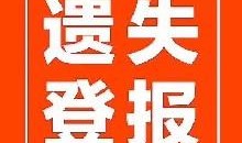 今日公告：都市时报登报联系电话报业广告部费用一览表