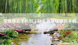 荣耀哪款手机好（玩王者荣耀哪款手机好）