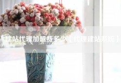 建站代理加盟费多少【代理建站系统】