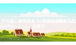 什么是seo视频排名 SEO视频排名解析与优化技巧