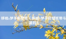哆啦a梦手机壁纸（哆啦A梦手机壁纸带斗篷的）