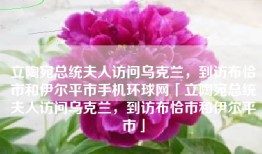 立陶宛总统夫人访问乌克兰，到访布恰市和伊尔平市手机环球网「立陶宛总统夫人访问乌克兰，到访布恰市和伊尔平市」