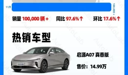11月销量榜：月销两万成新的“生死线”
