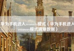 华为手机进入recovery模式（华为手机进入recovery模式清除数据）