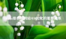 Alexa排名与网站SEO优化的重要关系