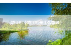 烧手机（烧手机是什么意思）