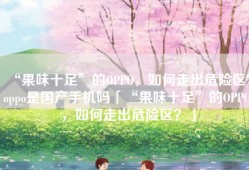 “果味十足”的OPPO，如何走出危险区？oppo是国产手机吗「“果味十足”的OPPO，如何走出危险区？」