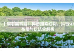 【原】吴韦朋：抖音搜索红利，抖音SEO布局与玩法全解析