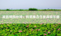 混音师颜仲坤：和窦唯合作是高级乐趣