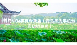 青岛华为手机专卖店（青岛华为手机专卖店旗舰店）