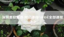 深圳美联英语-精品课程COURSE全部课程＞＞