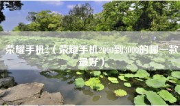 荣耀手机2（荣耀手机2000到3000的哪一款最好）