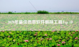 2020年最佳恶意软件删除工具Top 10