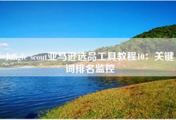 Jungle scout亚马逊选品工具教程10：关键词排名监控