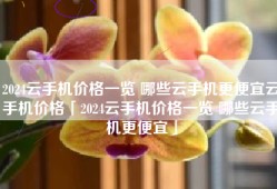 2024云手机价格一览 哪些云手机更便宜云手机价格「2024云手机价格一览 哪些云手机更便宜」