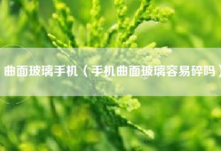 曲面玻璃手机（手机曲面玻璃容易碎吗）