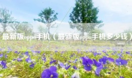 最新版oppo手机（最新版oppo手机多少钱）