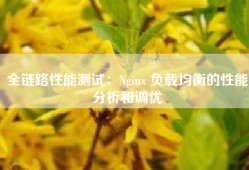 全链路性能测试：Nginx 负载均衡的性能分析和调优