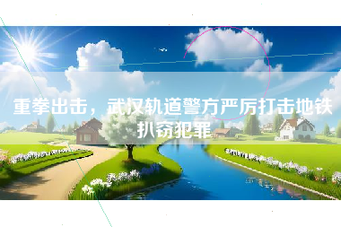重拳出击，武汉轨道警方严厉打击地铁扒窃犯罪
