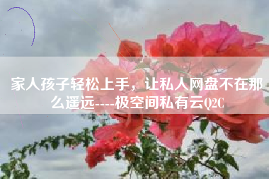 家人孩子轻松上手，让私人网盘不在那么遥远----极空间私有云Q2C