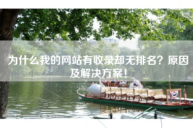 为什么我的网站有收录却无排名？原因及解决方案！