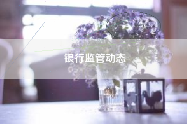 银行监管动态