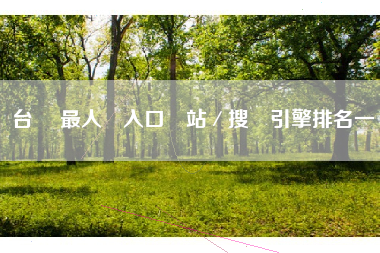 台灣 最人氣入口網站／搜尋引擎排名一覽
