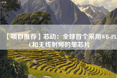 【项目推荐】芯动：全球首个采用WB-PLC和无线射频的单芯片