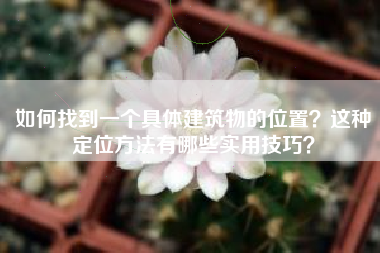 如何找到一个具体建筑物的位置？这种定位方法有哪些实用技巧？