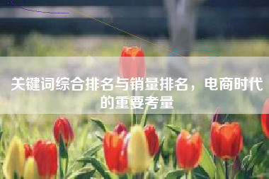 关键词综合排名与销量排名，电商时代的重要考量