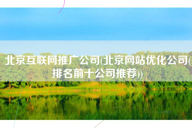 北京互联网推广公司(北京网站优化公司(排名前十公司推荐))