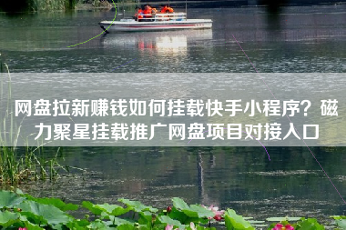 网盘拉新赚钱如何挂载快手小程序？磁力聚星挂载推广网盘项目对接入口