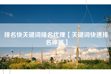 排名快关键词排名代理【关键词快速排名神器】