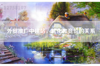 外贸推广中建站，优化和竞价的关系