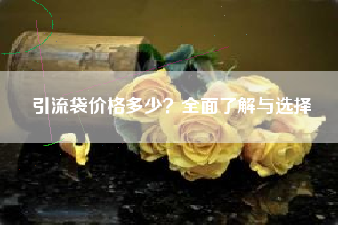 引流袋价格多少？全面了解与选择