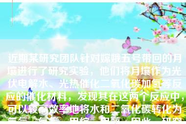 近期某研究团队针对嫦娥五号带回的月壤进行了研究实验，他们将月壤作为光伏电解水、光热催化二氧化碳加氢等反应的催化材料，发现其在这两个反应中，可以较高效率地将水和二氧化碳转化为氧气、氢气、甲烷、甲醇。因此，研究人员称，月壤具有良好的催化性能，将来也许在月球上可以就地取材，为宇航员提供生命支持，并制备燃料。以下能够支持上述结论的有几项？①月壤是月球上最丰富的资源之一，如果月壤能作为催化剂，可大幅度降低航